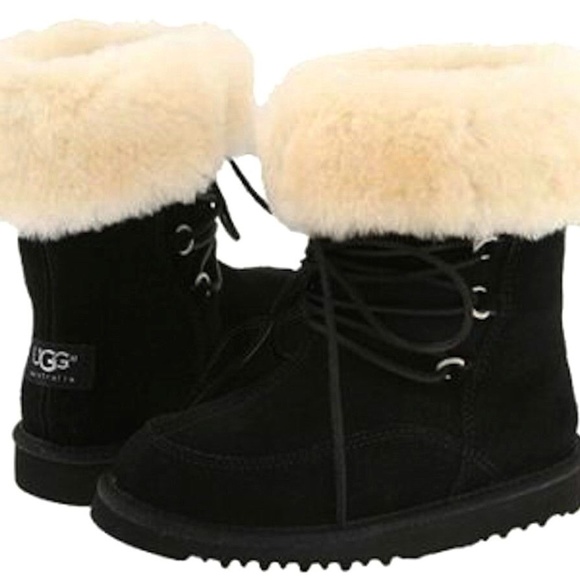 UGG Australia Black DEME Boots - Picture 1 of 3